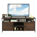58 Inch Wood TV Stand Entertainment Media Center Console with Storage Cabinet by LJGDeals