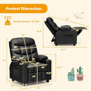 Kids Recliner Chair with Cup Holder and Footrest for Children by LJGDeals