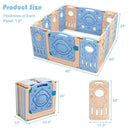 18-Panel Foldable Baby Playpen Kids Activity Center with Lockable Door by LJGDeals