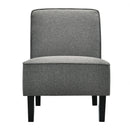 Modern Armless Accent Sofa Chair with Rubber Wood Legs by LJGDeals