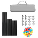 Extra-Large Safety Baby Fence with 50 Ocean Balls-Gray by LJGDeals