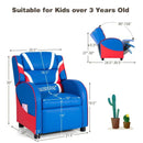 Kids Leather Recliner Chair with Side Pockets by LJGDeals