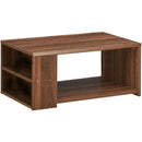Coffee Table Sofa Side Table with Storage Shelves by LJGDeals