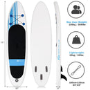 10 Feet Inflatable Stand Up Paddle Board with Carry Bag by LJGDeals