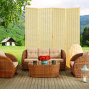 6 ft 4 Panel Portable Folding Room Divider Screen-Natural by LJGDeals