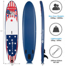 11 Feet Inflatable Stand up Paddle Board with 3 Fins Thruster by LJGDeals