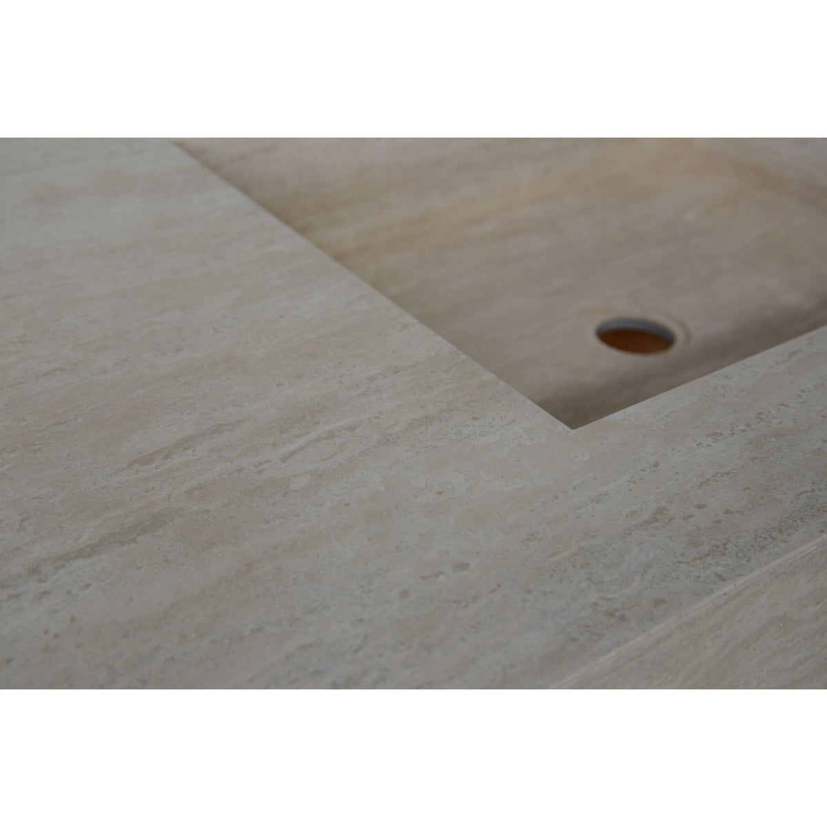 Travertine Double Sink - Handcrafted Custom Artisanal Stone Resort Luxury Bath, photo 18 of 21