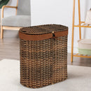 Handwoven Laundry Hamper Basket with 2 Removable Liner Bags by LJGDeals