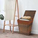 Foldable Handwoven Laundry Hamper with Removable Liner by LJGDeals