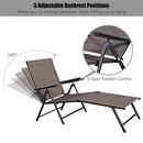 Adjustable Chaise Lounge Chair with 5 Reclining Positions by DirectDeals