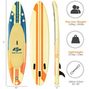 Inflatable Stand Up Paddle Board Surfboard with Bag Aluminum Paddle and Hand Pump by LJGDeals