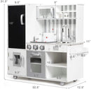 Wooden Pretend Play Kitchen Sets with Simulated Sound by LJGDeals