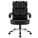 Big and Tall Adjustable High Back Leather Executive Computer Desk Chair by LJGDeals