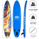 Inflatable Stand Up Paddle Board with Backpack and Aluminum Paddle Pump by LJGDeals