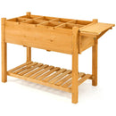 Elevated Planter Box Kit with 8 Grids and Folding Tabletop by LJGDeals
