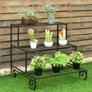 3 Tier Outdoor Metal Garden Planter Holder Shelf by LJGDeals