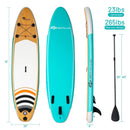 10' Inflatable Stand up Paddle Board Surfboard SUP with Bag by LJGDeals