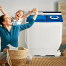 26 Pound Portable Semi-automatic Washing Machine with Built-in Drain Pump by LJGDeals