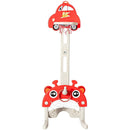 3-in-1 Basketball Hoop for Kids Adjustable Height Playset with Balls-Red by LJGDeals