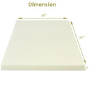 3-Inch Bed Mattress Topper Air Cotton for All Night’s Comfy Soft Mattress Pad