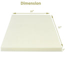 3-Inch Bed Mattress Topper Air Cotton for All Night’s Comfy Soft Mattress Pad by LJGDeals