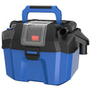 18V Wet Dry Vacuum 2.7 Gal 4 Peak HP Cordless Shop Vac 2.0 AH Battery-Blue by LJGDeals
