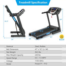 2.25 HP Folding Electric Motorized Power Treadmill Machine with LCD Display by LJGDeals