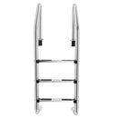 3-Step Stainless Steel Swimming Pool Ladder with Anti-Slip Step by LJGDeals