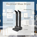 2-Shoe Electric Shoe Dryer with Portable Adjustable Warmer by LJGDeals