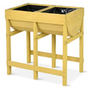 Raised Wooden Planter Vegetable Flower Bed with Liner by LJGDeals