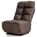 360-Degree Swivel Folding Floor Chair with 6 Adjustable Positions by LJGDeals