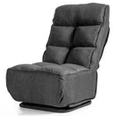 360-Degree Swivel Folding Floor Chair with 6 Adjustable Positions by LJGDeals