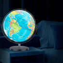 13 Inch Illuminated World Globe 720° Rotating Map with LED Light by LJGDeals