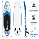 11-Feet Inflatable Paddle Board with Carry Bag by LJGDeals