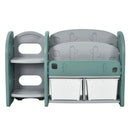 Kids Toy Storage Organizer with 2-Tier Bookshelf and Plastic Bins by LJGDeals