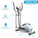 Elliptical Magnetic Cross Trainer with LCD Monitor and Pulse Sensor by LJGDeals
