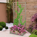 Raised Garden Bed with Trellis for Climbing Plants by LJGDeals