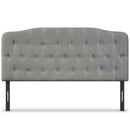 Queen Upholstered Headboard with Adjustable Heights by LJGDeals