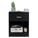 Modern Nightstand with Storage Drawer and Cabinet by LJGDeals