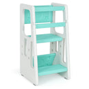 Kids Kitchen Step Stool with Double Safety Rails by LJGDeals