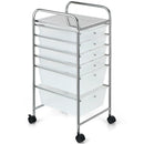6 Drawers Rolling Storage Cart Organizer by LJGDeals