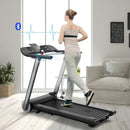 Italian Designed Folding Treadmill with Heart Rate Belt and Fatigue Button by LJGDeals