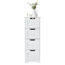 Free-Standing Side Storage Organizer with 4 Drawers by DirectDeals