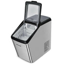Ice Making Machine with 29 Pounds Pebble Ice per Day-Silver by LJGDeals