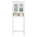 Bathroom Space Saver Carved Top Toilet Rack with Adjustable Shelf by LJGDeals