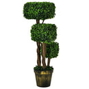 36 Inch Artificial Boxwood Topiary UV Protected Indoor Outdoor Tree by LJGDeals
