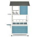 2-Story Outdoor Wooden Catio Cat House Shelter with Enclosure by LJGDeals