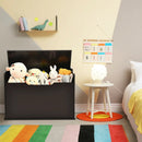 Kids Toy Wooden Flip-top Storage Box Chest Bench with Cushion Hinge by DirectDeals