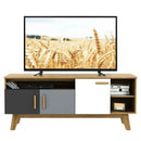 65 Inch TV Stand with 3 Storage Cabinets and 3 Open Shelves for Living Room by LJGDeals