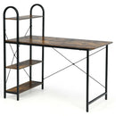 48-Inch Reversible Computer Desk with Storage Shelf by DirectDeals